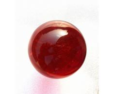 3 roter Quarz-Kristall 30mm Kugel-heller Glas-Kugel Feng Shui Kristalle heilende Kugel-Fertigkeiten für Hauptdekor-Hochzeits-Geburtstags-Geschenke