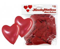 25 große Herzluftballons ROT Umfang 80cm Valentinstag Hochzeit Dekoration LIEBE Herz Luftballons Hochzeitsdeko Ballons Party Verlobung Heiratsantrag Muttertag Geschenke Herzen Deko Herzballons