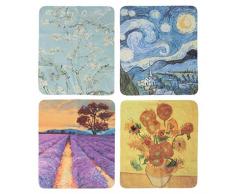 Hongirt Retro Ölgemälde Brillenputztuch Mikrofaser Reinigungstuch Staubwischer Kamera-Displayreiniger Weiches Wildleder Hirschhaut Biber