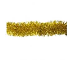 DP-Tech Weihnachtsgirlande Girlande 2 Meter, undekoriert, in Gold