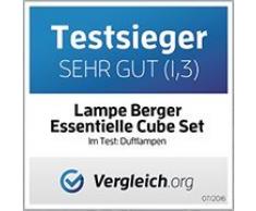 Lampe Berger Essentielle Carree Set, Glas, Trasparente, 28,5 x 14,5 x 14 cm, 1 Einheiten