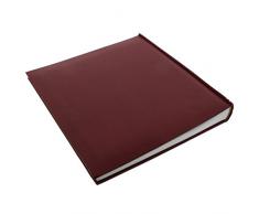 Goldbuch Fotoalbum, Classic, 30 x 30 cm, 100 weiße Seiten mit Pergamin-Trennblättern, Kunstleder, Rot, 31371