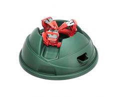 AmazonBasics Weihnachtsbaum-Ständer, Christbaumständer mit 4,8-l-Wasserbehälter, für echte Bäume bis zu einer Höhe von 2,8 m