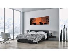 Bild auf Leinwand - Leinwandbilder - Einteilig - Breite: 160cm, Höhe: 50cm - Bildnummer 0494 - zum Aufhängen bereit - Bilder - Kunstdruck - AB160x50-0494