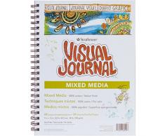 Wandbild Papier Strathmore Visual Journal Mixed Media Pergamentpapier 9Â Zoll x 12Â Zoll, 34Â Blatt