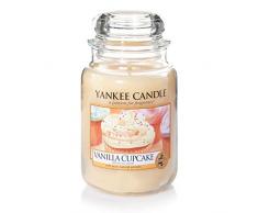 Yankee Candle Duftkerze im großen Jar, Vanilla Cupcake, Brenndauer bis zu 150 Stunden