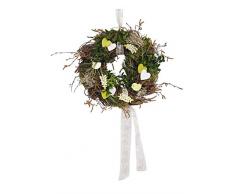 CreaFlor Home Türkranz Herzen Ø 30cm mit Muscari grün