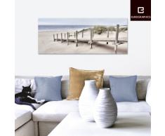Eurographics DG-DT7025 Deco Glass, Glasbild, Way To The East Coast 50 x 125 cm