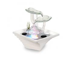 WeiVa Feng Shui Keramik Glas -Zimmerbrunnen mit LED Beleuchtung 22171