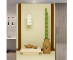 Ponana Bambusvase Tea Time Türrahmen Spa Life Wallpaper Für 3 D Wohnzimmer Tapete Wandbild Für 3D Wände Tapeten-400X280Cm