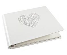Goldbuch 47080 Gästealbum Love mit verdeckter Spirale, 50 Seiten, circa 29 x 23 cm