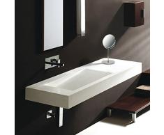 Tatay 4440100 Kosmetikspiegel Schminkspiegel Standspiegel Metall, 15 x 18,5 x 34,2 cm