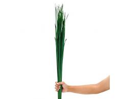 Leewadee Dekobündel für Bodenvasen Trockengesteck Dekogras Dekozweige, 120 cm, Getrocknetes Natur-Gras, grün