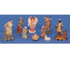 Modellhaus Krippenfiguren 11-teiliges Set Krippe Weihnachten Größe bis 5cm