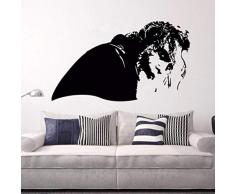 Filmcharaktere Wandaufkleber Fantasy-Sammlung Für Wanddekoration Joker Villain Side Looking Vinyl Wandtattoos Filmplakat 73X42Cm