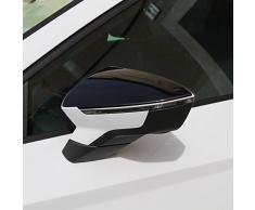 D044 Außenspiegel Dekor -Finest Folia Spiegel Aufkleber (3M™ Scotchprint® Wrap Folie 1080 Schwarz Glanz)