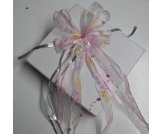 Geschenkschleife, Schultütenschleife mit Perlendeko