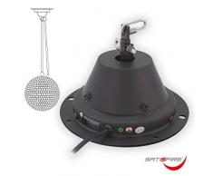 Sicherheits Spiegelkugel Motor SATISFIRE MBM 5010 | Drehmotor mit Super Silent Technology | 1,5 bis 2 Umdrehungen/Minute | Traglast 10kg nach BGV-C1 Faktor 12 | bis 50cm Kugeln| incl. Absturzsicherung