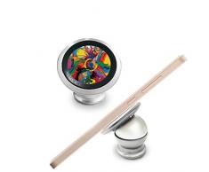 Abstrakt Farbe Elements Ölgemälde Illustration Muster Magnetverschluss Handy Halterung Auto Armaturenbrett Halterung Für Handy 360 Grad Rotation Geschenk