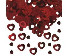 Folat 15g Tischkonfetti Herz Rot Hochzeit