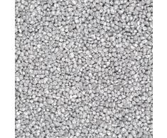 Dekogranulat / Dekosteine (2-3 mm), 1 kg, silber-metallic