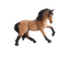 TOYANDONA Pferdefigur Spielzeug Pferdemodell Tierfiguren Spielzeugkuchen Topper Kinder Bildung Kognitive Spielzeug Desktop-Dekoration für Kinder Kleinkinder Geschenk (Orange)