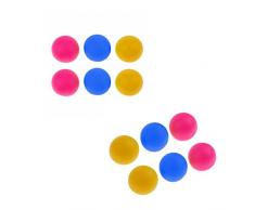 12 Stück Plastik Tischtennisbälle Dekobälle Haustier Spielzeug, 36mm - Farbe B