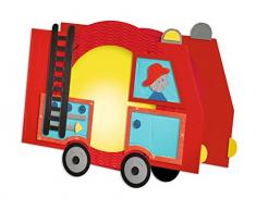 Ursus 18700012 - Laternen Bastelset Feuerwehr, ca. 21,8 x 31 x 10,3 cm