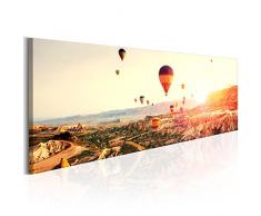 murando – Bilder Landschaft 120x40 cm - Leinwandbilder - Fertig Aufgespannt - Vlies Leinwand - 1 Teilig - Wandbilder XXL - Kunstdrucke - Wandbild - Natur Ballon c-B-0301-b-a