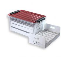 Quality-Collection Top-Box Compact - Aufbewahrungsbox für Christbaumkugeln