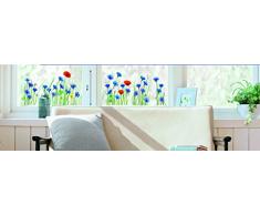 Fenstersticker XXL Kornblumen