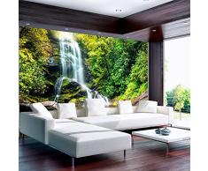 Vlies Fototapete 250x175 cm - 3 Farben zur Auswahl - Top - Tapete - Wandbilder XXL - Wandbild - Bild - Fototapeten - Tapeten - Wandtapete - Wand - Natur Landschaft Wasserfall 10110903-41