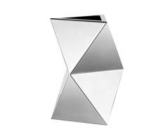 BESPORTBLE Blumenvase Dekoratives Herzstück Moderne Edelstahlvase Blumentopf, Silber