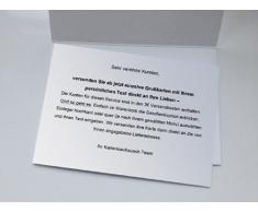 Humorvolle Osterkarte mit zwei Osterhasen • auch zum direkt Versenden mit ihrem persönlichen Text als Einleger.