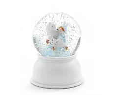 Schneekugel Nachtlicht Lila & Pupi