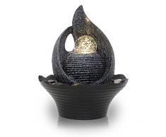 Kiom Zimmerbrunnen Tischbrunnen FoSpin mit LED 10783