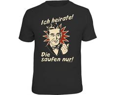 RAHMENLOS Original T-Shirt für den Bräutigam beim Junggesellenabschied: Ich heirate… Größe L, Nr.1519
