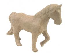 Pappmaché-Figur, Größe: ca. 12cm, Motiv: Pferd