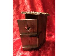 Unbekannt Krippen Zubehör, Toilettenhäuschen und Hackklotz mit Beil für Figuren 12 cm