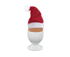 Weihnachtsmannmütze als Eierwärmer