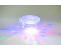 Kobert-Goods Unterwasserlicht Badewannenlicht Wellnesslicht mit 4 farbigen LEDs und 5 Modi, auch als Poollicht Schwimmlicht Unterwasserlichtshow Partylicht Discokugel Light Show nutzbar