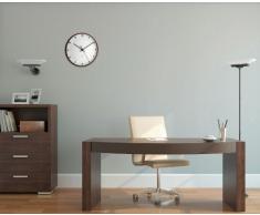 TFA Dostmann Analoge Funk Wanduhr, mit Holzrahmen, Design Wanduhr, schlicht, Funkuhr, mehrfarbig, 98.1097