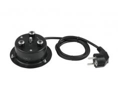 showking Discokugel Drehmotor TOPSPOT mit 3 weißen LEDs - Spiegelkugelmotor - Mirror Ball Motor