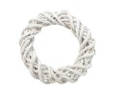 DARO DEKO Weiden Kranz weiß XL - Ø 40cm