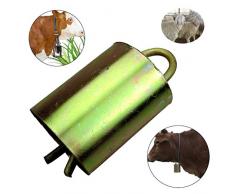 Junkai Kuhglocke, Kuh-Pferd Schafe, die Vieh-Bauernhof-Tier-Kupfer Bell weiden Lassen,Verlust Vermeiden