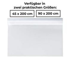 1PLUS Fensterfolie Milchglasfolie, SELBSTKLEBEND, statisch haftend, Sichtschutzfolie Blickschutzfolie für Fenster, Tür, Glas-Trennwand für Küche Bad und Büro (45 x 200 cm, Milchglas)