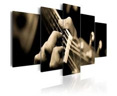 murando - Bilder 200x100 cm Vlies Leinwandbild 5 tlg Kunstdruck modern Wandbilder XXL Wanddekoration Design Wand Bild - Musik 030205-9