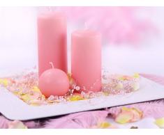 Perlengirlanden zur Tischdekoration (zartrosa)