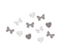 Streukonfetti Chic Boutique 14g silber Streudekoration Hochzeit Vintage Tischdeko