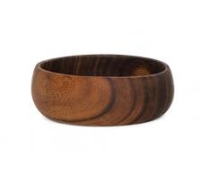 levandeo Holzschale rund aus Akazie - Holz Schale Obstschale Schüssel Salatschüssel - 15cm Deko Dekoration Aufbewahrung